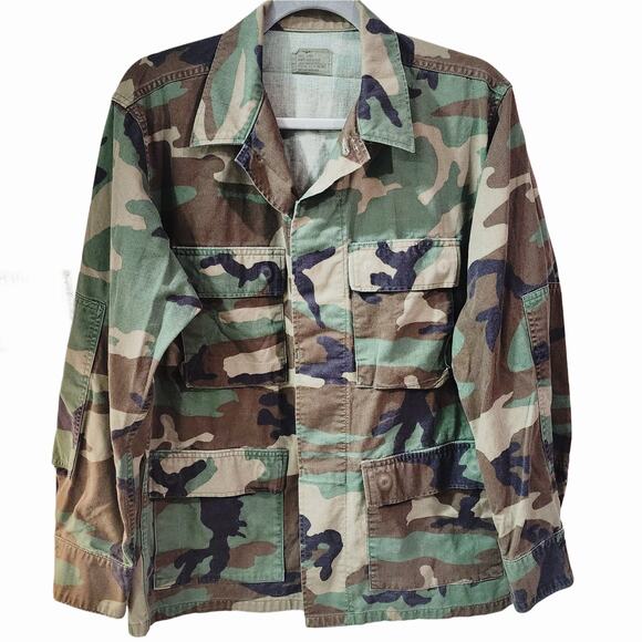 Jesus The Way The Truth & The Life Upcycled U.S. Military Camo Jacket, S/M - Picture 3 of 6